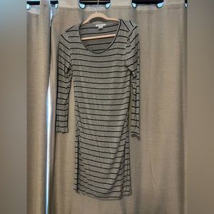 Cotton stretch maternity dress